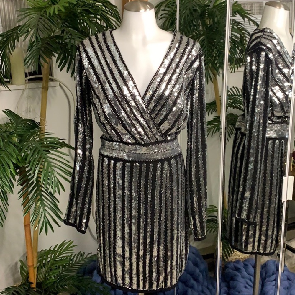 Black/Silver Dress